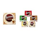 Senseo Pads Café Latte, 80 Kaffeepads, 10er Pack, 10 x 8 Getränke & Pads, Probierbox mit 5 Sorten, 66 Kaffeepads, 5er Vielfaltspak