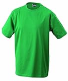 James & Nicholson Jungen Junior Basic Rundhals T-Shirt, Grün (Irish-Green), Small (Herstellergröße: S (110/116))