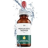 PREMIUM KETO Tropfen auf Hanfsamenöl Basis inkl. 4in1 Formel - KETOGEN Tropfen für eine ketogene Diät - stark & 100% natürlich mit Hanfsamenöl - Schnell - BURN - Stoffwechsel - 10 ml (50ml)