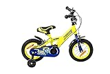 Actionbikes Kinderfahrrad Turbo - 12 Zoll - Felgenbremsen - Freilauf - Kettenschutz - Stützräder - Luftbereifung - Kinder Fahrrad - Laufrad - Kinderrad - Von 2-5 J