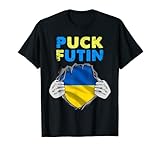 Freiheit Ukrainian American I Stand With Ukraine Puck Futin T-S