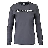 Champion Jungen American Classics Long Sleeve T-Shirt, anthrazit, 10 J
