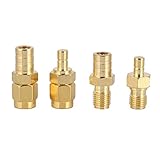Jectse Health Gear SMB-auf-SMA-Antennen-Adapter-Set,4 Typen DAB-Autoradio-Antenne RF-Konverter SMA-auf-SMB-Adapter-Set,RF-Konverter-Set für DAB