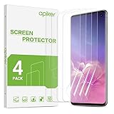 apiker [4 Stück] TPU Schutzfolie für Samsung Galaxy S10, Samsung Galaxy S10 TPU Displayschutzfolie, blasenfrei, hohe Definition, hohe Empfindlichk