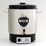 WECK Glühweintopf / Einkochautomat WAT 24A (Einkochtopf aus Edelstahl, 35cm, 30 L, 230V, 1800 W) 6832