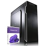 GREED® Intel Core i7 4770 Multimedia PC - Schneller Computer für Büro & Home Office - Rechner mit 3,9 GHZ + 16GB RAM/Arbeitsspeicher - 240GB SSD + 1TB - DVD+RW - USB3.0 - WLAN, inkl. Windows 11