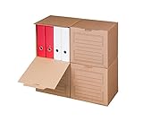 Smartbox Pro Archiv-Multibox mit Automatikboden Ablagebox, 5er Pack, b