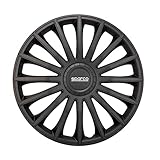 Satz Sparco Radzierblenden Treviso 16-Zoll Schw