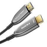 deleyCON 30m Optisches Glasfaser HDMI 2.0b Kabel - 4K@60Hz 4:4:4 HDR 10+ HDCP 2.2 eARC CEC UHD 2160p Ethernet 18Gbps 3D FULL HD 1080p Dolby