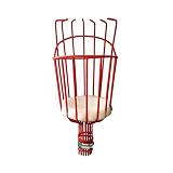 Obstpflücker Teleskopstiel aus Edelstahl,Obstpflücker Mit Korb Apfelpflücker Teleskopstangen 1.6丨2.4丨3.6m,Metallpflückkopf Obstfänger Greifer Korb für Obst Apfel Orang