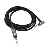 Fosheng Verlängerungs Kabel Kompatibel für Sony WH-H900N / WH-1000XM3 / WH-1000XM4 / H800 / mdr-10r / mdr-10rc / 10RBT / NC200D / MDR-100AAP Kopfhörer, 3.5 mm bis 3.5 mm Stecker Audio Cab