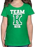 Kindergarten Geschenk Outfit - Team K - Kita - 164 (14/15 Jahre) - Grün - Geschenk - F131K - Mädchen Kinder T-S