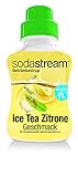 SodaStream Sirup Eistee Zitrone, Ergiebigkeit: 1x Flasche ergibt 9 Liter Fertiggetränk, Sekundenschnell zubereitet und immer frisch, 375