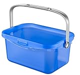 Waschmittelbehälter 3L Waschmittel Curver Box Henkel blau/transparent Klammerbox