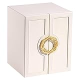 N\C Neue Trend Multi-Schicht Flache Offene Schmuck Box Große Kapazität Doppel Offenen Leder Ohrringe Ohrringe Halskette Schmuck Lagerung Box