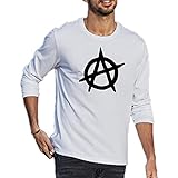 Langarm Herren Lose Bequeme Mode Blumenmuster Rundhals Herren T-Shirt Frühling Und Herbst Stretch Atmungsaktiv Frühling Und Herbst Herren Langarm Tshirt VB05 XL