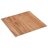 vidaXL 20x PVC Fliese Selbstklebend Vinylboden Bodenbelag Laminat Dielen Planken Vinyl-Fliesen Laminatboden Fußboden Wohnzimmer 1,86m² Helles H