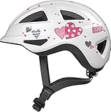 ABUS Unisex, Fahrradhelm ANUKY 2.0 ACE, Weiß (white heart), M (52-57 cm)