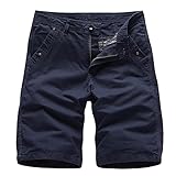 JIOJIO Sommer Cargo Shorts Herren Arbeits Kurze Hosen Outdoor Casual Cargoshorts Bermudas Freizeitshorts Sport Shorts Jogger Hose Sweatshorts Atmungsaktiv Arbeitsshorts Funk