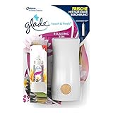 Glade Touch & Fresh (Brise One Touch) Mini Spray, Raumduft, Halter inkl. 1 Nachfüller, Relaxing Zen, 10