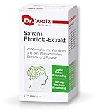 Safran+Rhodiola-Extrakt Dr. Wolz | 300 mg Rhodiola-Extrakt und 30 mg Safran-Extrakt pro Tag | 120 Kap