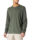 camel active Herren 4093719T05 Henley-Hemd, Blattgrün, XXL