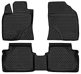 Walser XTR Gummifußmatten kompatibel mit Toyota Avensis (T27) 2008-2018, passgenaue Auto Gummimatten, Autofußmatten G