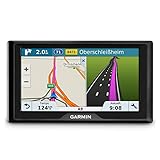 Garmin 010-01679-12 Drive 61 LMT-S EU Navigationsgerät - lebenslang Kartenupdates & Verkehrsinfos, Sicherheitspaket, 6 Zoll (15,2cm), schw