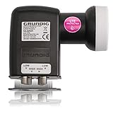 GRUNDIG Quattro LNB, LNB für Multischalter, Quadro LNB für Multischalter, Full HD, 4K LNB Quattro - digitales 4fach-LNB für Satellit-F