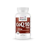 Coenzym Q10 forte 200 mg 240 Kapseln CoQ10 100% rein und natürlich Vegan Pflanzlich Hochdosiert 8 Monatsvorrat aus pflanzlicher F