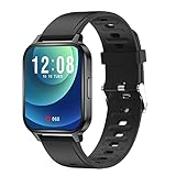 DAMAJIANGM Q18 Smart Watch Farbdisplay Smart Watch Sport Activity Tracker Uhr schwarz 1.7'