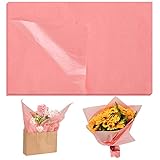 NA Geschenkpapier Seidenpapier Rosa 100 Blatt 50x35cm Seidenpapier Set, Metallic Geschenkpapier Rosa Packpapier für Geburtstag Hochzeit Geschenkverpackung Bastelarb