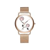 Frauen Uhren Marke Luxus Damen Mesh Gürtel Ultradünne Uhr wasserdichte Uhr Quarzuhr Weihnachten Jugendstil (Modern) Kostümdesign für die Ballett-Armb