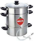 Weck WSG 28E Elektro-Entsafter 1500 Watt, ER, 26 cm, mit Schlauchg