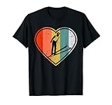 Skispringer Vintage Retro Skispringen T-S