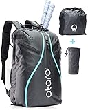 Otaro ® Tennistasche NEU - Elegantes Design & Innovative Raumaufteilung - Deutsches Start-Up unterstützen! Für Hobby & Profi Tennisspieler - Tennisrucksack, Tennisrucksack Damen, Tennistasche H