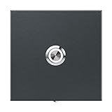 LED-Klingel anthrazit-grau (RAL 7016) MOCAVI Ring 605 V4A-Edelstahl Aufputz-Klingel-Taster groß, quadratisch (10 cm), modern, matt, deutsche Mark