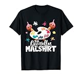 Offizielles Malshirt I Mädchen Jungen Malen Zeichnen Farben T-S