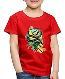 Spreadshirt Harry Potter Haus Slytherin Schlange Kinder Premium T-Shirt, 122-128, R