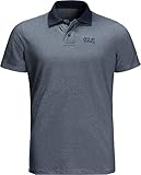 Jack Wolfskin Herren Luftiges Polo Shirt Pique Polo Men, Night Blue, XXXL, 1804653-1010007