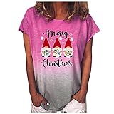 Weihnachten Hoodie Damen Pullover weinrot Damen goetzburg götzburg Damen-unterhemd Spagetti-träger, weiß Shirt blau Kurzarmpullover Damen Strick Oberteile frühling Tshirt Kurzarm Winter Angeb