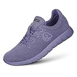 GIESSWEIN Merino Runners Women - Atmungsaktive Sneaker aus Merino Wool 3D Stretch, Leichte Damen Freizeit Schuhe mit Wechsel-Fußb