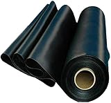 Geling HDPE Teichfolie 1X4m 2X3m 6X8m 6X10m, Gartenpoolmembran Für Reservoir River Slope Waterfalls, Gummi Schwimmteich Folie, 0.5Mm,3x3m(9.8x9.8ft)