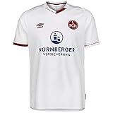 UMBRO 1. FC Nürnberg Trikot Away 2020/2021 Herren weiß/rot, XL