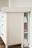 KraftKids Stauraumregal für Wickeltisch weiß passend für HEMNES