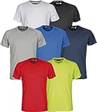 S.B.J - Sportland Funktionsshirt/Laufshirt/Sportshirt Performance T-Shirt rot, Gr. XXXL