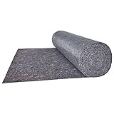 CHENLYD Textil Teichvlies - 1x40m (40m²), 300g/m² Schutzvlies für Teichfolien Poolvlies Geotextilien, Unterlegvlies im Garten, Bodenvlies, Bodenschutzvlies für Teichbau(Size:150 g/m²/ 1x40m)