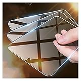 LWSRXBH 3 stücke volle Abdeckung gehärtetes Glas für X-IAOMI MI 9 SE Geeignet für X-IAOMI MI 9 9T 8 LITE A3 A2 A1 POCOPPHON F1 max 3 2 Glasfilm (Color : for MI 6X, Material : 3Pcs Glass)