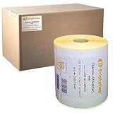 Printation Versandetiketten 103 x 199 mm weiß DHL, DPD, GLS, UPS - 6000 103x109 Etiketten - 250 Thermo ECO Thermoetiketten je Rolle - Thermodirekt permanent Paketaufkleber - 1 Zoll / 25