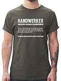 Handwerker Geschenke - Handwerker - XL - Dunkelgrau - Herren t Shirts XXXXL - L190 - Tshirt Herren und Männer T-S